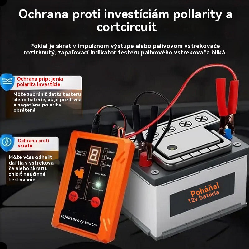 🧰⚡Súprava čistiacich nástrojov pre tester vstrekovačov paliva EM288, 8 typov impulzov, tester vstrekovačov paliva pre automobily