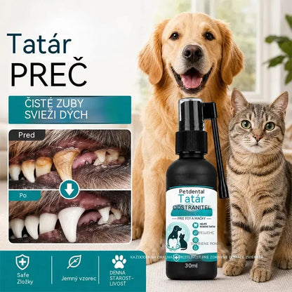 2 fľaše za 22 eur-Jemný sprej na čistenie zubov pre domáce zvieratá