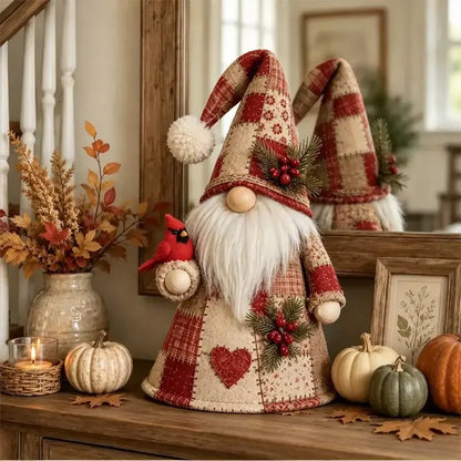 🎅✨Osvetlenie „Patchworkový trpaslík“