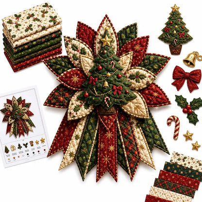 🎇🎄Sada na šitie prešívaných vianočných závesov na dvere (7 dizajnov)