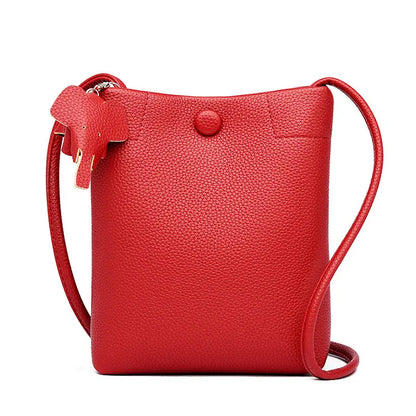 💖✨Dámska crossbody taška z jemnej kože v minimalistickom štýle s veľkým objemom