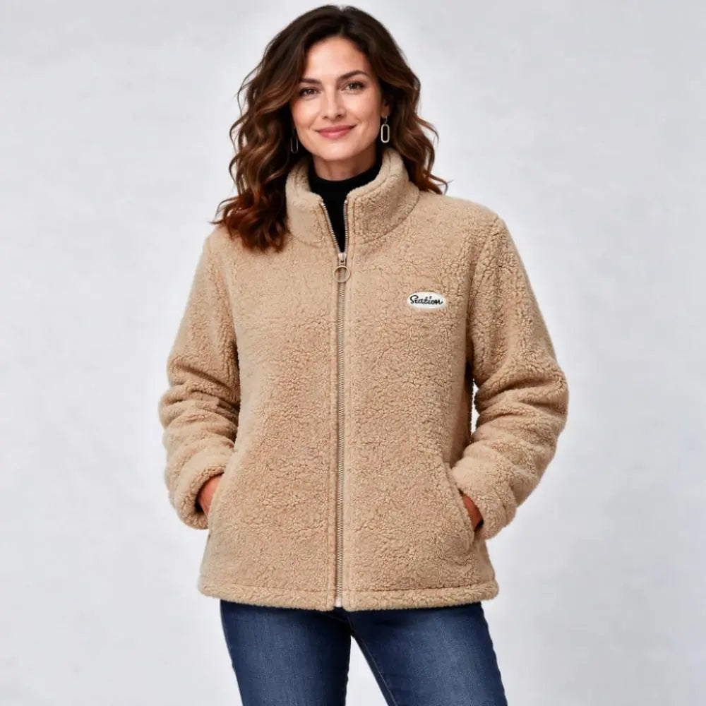 ✨【XL-5XL/6 farieb】Teplá bunda s flísovou podšívkou, extra hrubá a s flísovou podšívkou