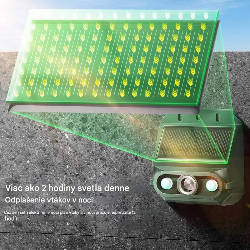 【30%OFF】🔥Repelente solar ultrasónico para animales para exteriores: puede ahuyentar pájaros y animales.