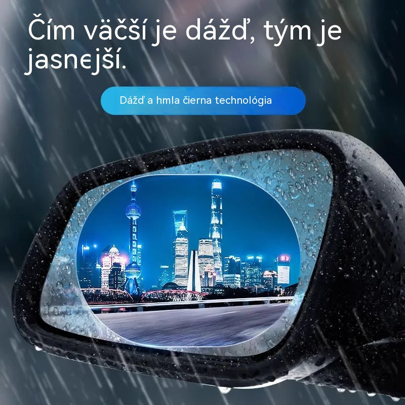 🚘【Kúpte 1 pár, dostanete 1 pár zadarmo】Fólia na zadné zrkadlá automobilov chrániaca pred dažďom a zahmlievaním
