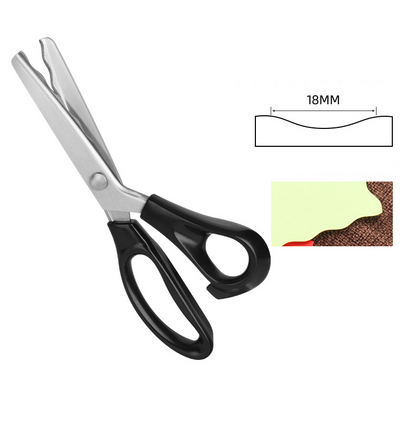 🔥✂️ Čierne nožnice na látku, dostupné v 5 veľkostiach.