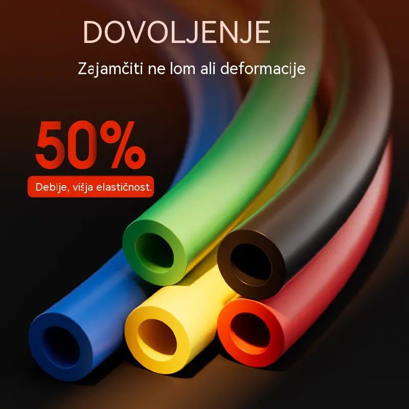 💪13-delni komplet elastičnih trakov za vadbo z ročaji za domačo telovadnico