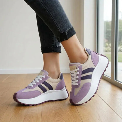 【35-45】👟Veľké tenisky na platforme s hrubou podrážkou – ležérna obuv na chôdzu pre ženy na zvýšenie výšky