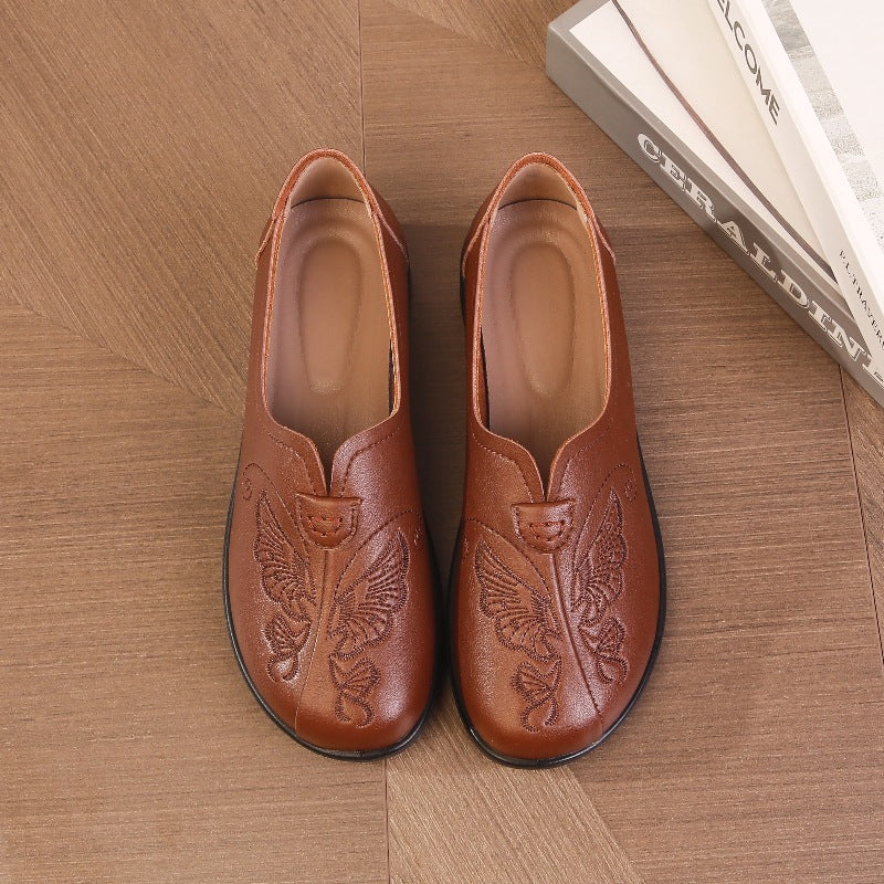 👟【35-42】💟Dámske ležérne kožené topánky s mäkkou podrážkou