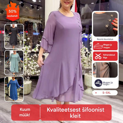 🌸🔥【S-5XL】❤️ 2026. aasta uus kvaliteetne šifoonkleit