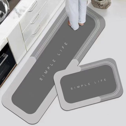 🏠💧【1 sada 2 kusů | 40*60+40*120 cm】💥💥Protiskluzová savá podložka do kuchyně/koupelny