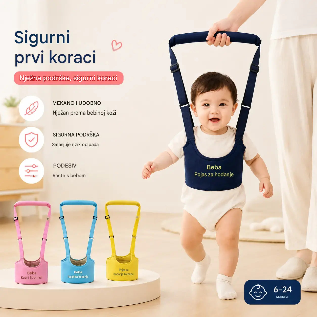 👶🚼Nosiljka za bebe 2 u 1 - prozračna, ergonomska i otporna na padove