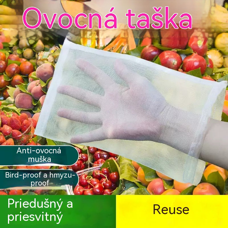 15x10cm 【50 kusov】Sieťka proti hmyzu pre ovocné mušky, ochranná sieť pre stromy a vtáky, záhradné sieťové vrecia na ochranu kvetov, rastlín, ovocia a zeleniny