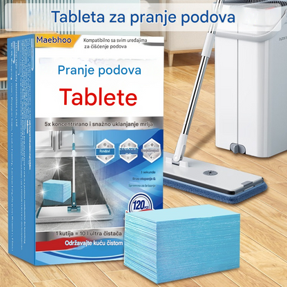 💦🏡【Pakiranje od 120 listova】Vlažne maramice za čišćenje podova topive u vodi