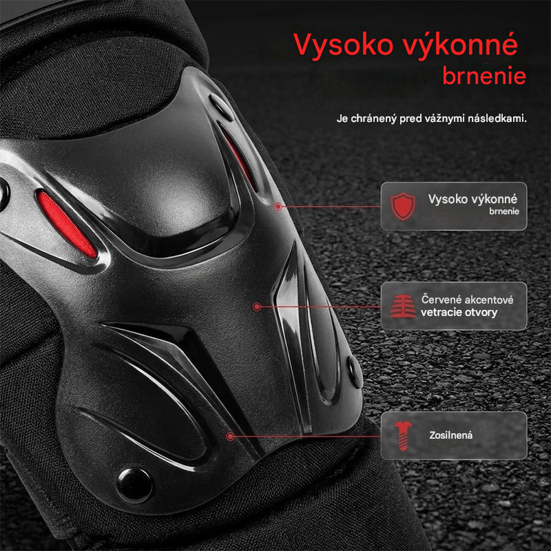 🏍️ Využite 40% zľavu pri kúpe teraz! 🛡️ Sada motocyklových chráničov kolien a lakťov – odolné voči nárazom, nastaviteľné popruhy a priedušná podšívka – bezpečnosť nevyhnutná pri šoférovaní, korčuľovaní alebo jazde na koni 💪