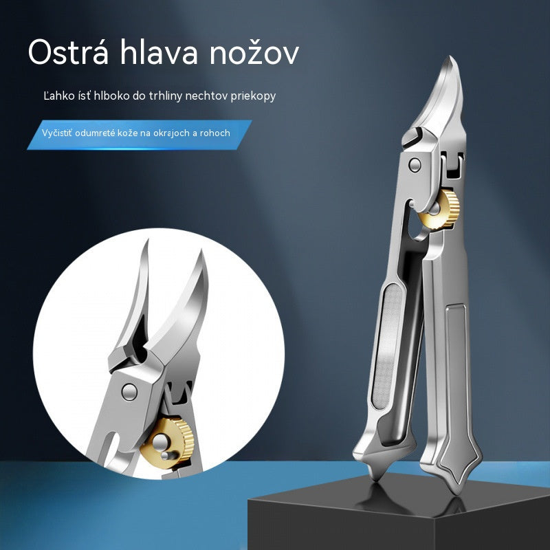 🦶 Klieštiky na nechty. Ostrá čepeľ. Vstavaný pilník. Bezpečnostný zámok. 50% ZĽAVA. ✂️