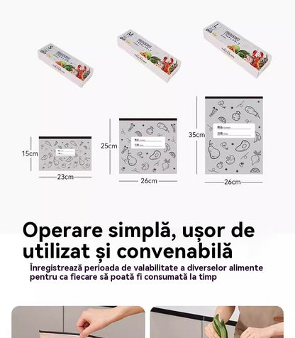 🔥🥗Celkom 30 antibakteriálnych hliníkových fóliových vrecúšok, super jednoduché použitie, pre zachovanie čerstvosti.