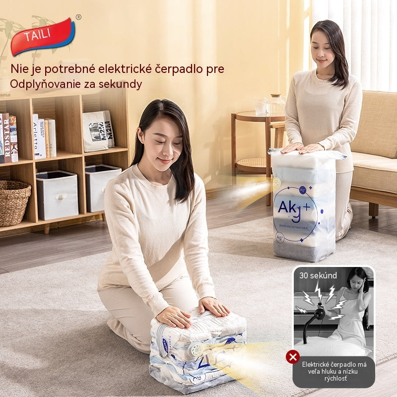 🧳 5 položiek len za 27 € 💨 Veľké stlačiteľné vákuové úložné vrecká: Nie je potrebné žiadne vzduchové čerpadlo, nepriepustné, ideálne na úsporu miesta v kufri a doma ✈️
