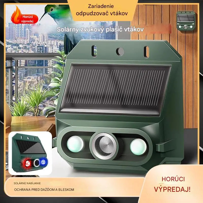 【30%OFF】🔥Repelente solar ultrasónico para animales para exteriores: puede ahuyentar pájaros y animales.