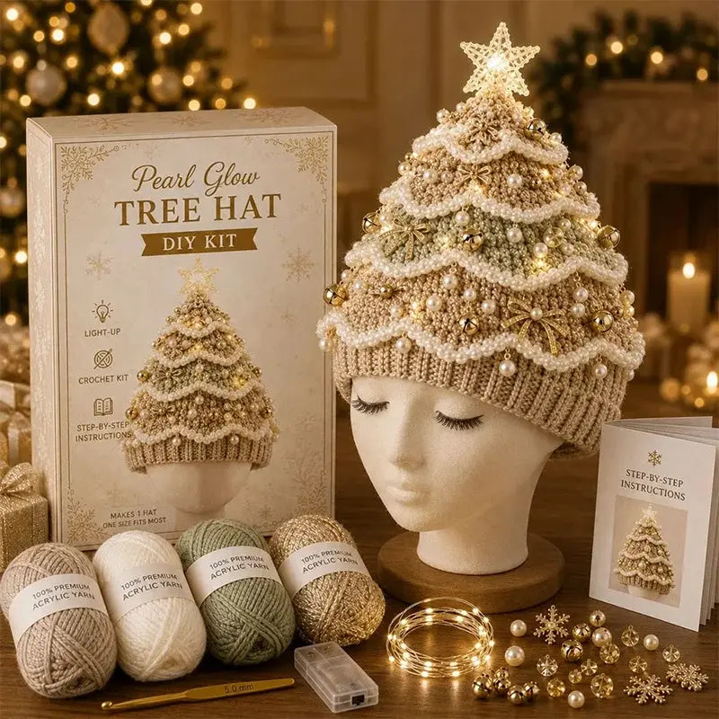 🎄Sada na háčkovanie vianočných čiapok svojpomocne