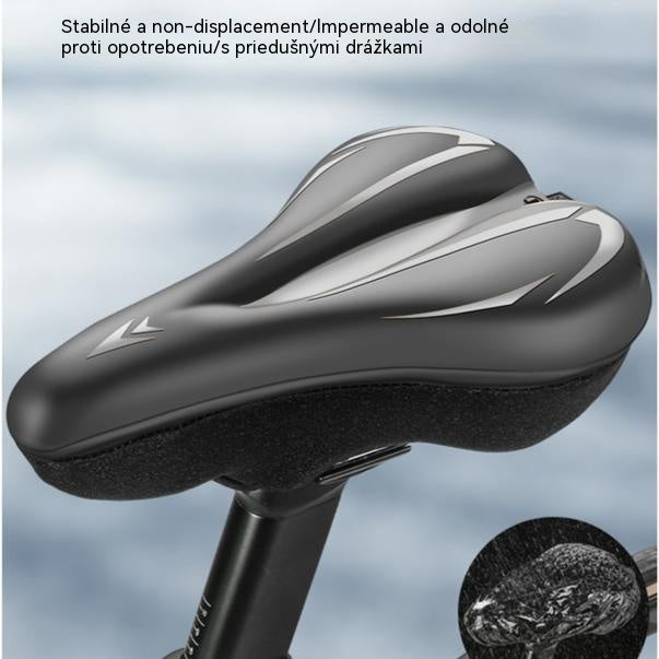 🚲Prevleka za sedež gorskega kolesa, izdelana iz debelega, vodoodpornega, ultra mehkega silikonskega usnja.