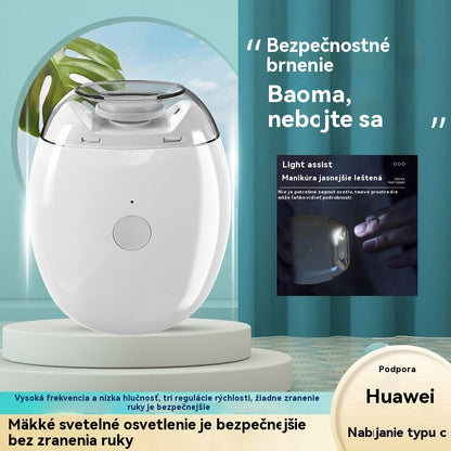 💅 ✨ Automatický pilník na nechty 1, bezpečná a šetrná starostlivosť o nechty 👶🔧