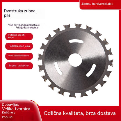 ⚙️⚡Kupite jedan, dobijte jedan gratis⚡🔨🔥 Dvosjekli list pile od legure za obradu drveta