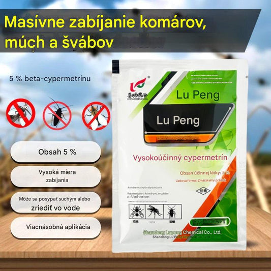 🦟🪰【10vrecúšok】Najúčinnejší vysokoúčinný insekticíd s cypermetrínom v práškovej forme, ktorý sa dá použiť na farmách/domácich/vonkajších priestoroch.