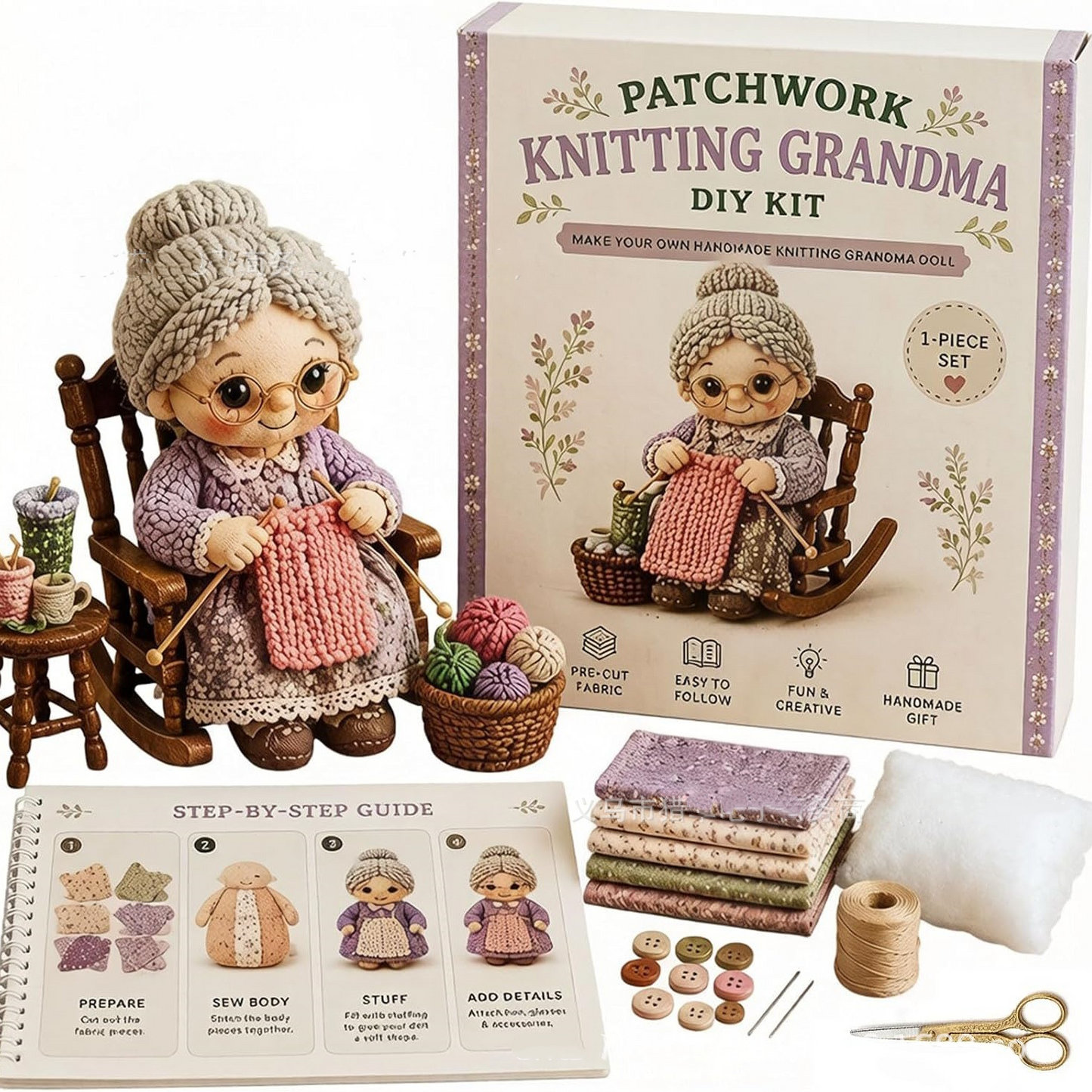 🎁🧵 Svetová séria miniatúr – Séria patchworkových DIY sád