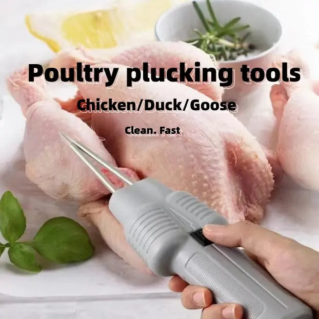 🐓🦆Prenosný elektrický sťahovák peria pre kurčatá, kačice, husi a hydinu (nabíjanie cez USB)