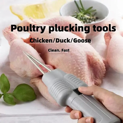 🐓🦆Prenosný elektrický sťahovák peria pre kurčatá, kačice, husi a hydinu (nabíjanie cez USB)