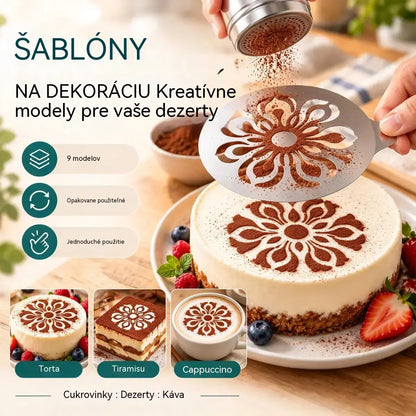 ☕ Nerezová oceľová forma na kávové latte art