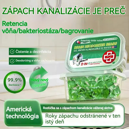 🏠💧 2 Balenia (100 tabliet)💞 Deodoračné kapsuly do odtoku – Bioenzýmové zloženie neutralizuje pachy pri zdroji. Okamžite osviežuje pachy bez agresívnych chemikálií. Rozlúčte sa s trápnymi pachmi. 🚰✅
