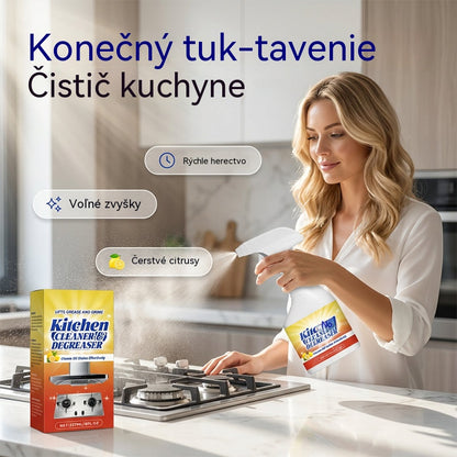 🍋【Účinné čistenie】Silný čistič kuchyne a odmasťovač v spreji