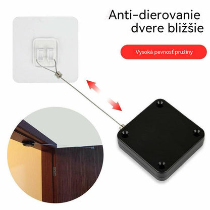 🔒【Kúpte 1, dostanete 1 zadarmo】✨Zatvárač dverí s lanovým ovládaním bez nutnosti vŕtania