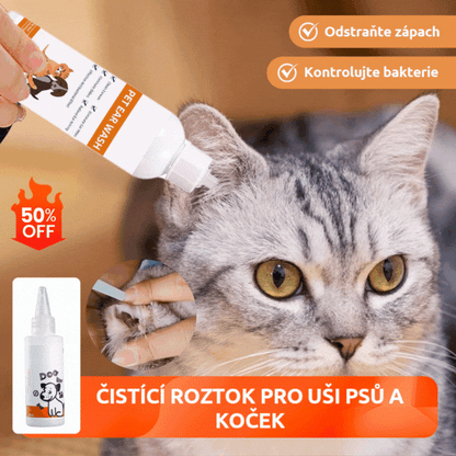 🦮🔰【Kúpte 1 a dostanete 1 zadarmo】2 položky za 23€🎉 Čistiaci roztok pre uši psov a mačiek