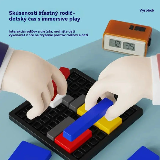 ✅🧒Vzdelávacie puzzle pre deti, tréning logického myslenia, stavebné bloky, vzdelávacie hračky