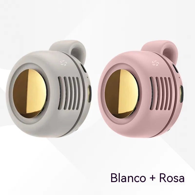 【2 kusy】 Prenosný mini ventilátor s klipom na oblečenie, nastaviteľná rotácia o 360°, ultratiché chladenie, prirodzené a zdravé prúdenie vzduchu, nabíjateľný cez USB