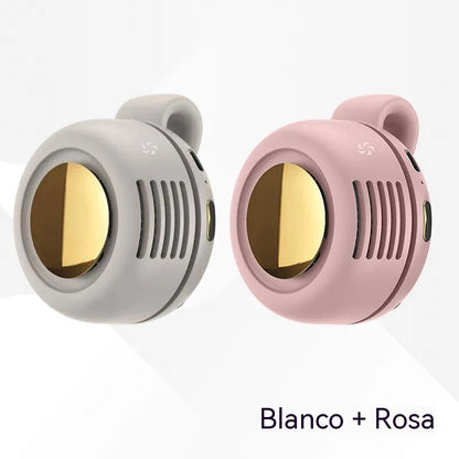 【2 kusy】 Prenosný mini ventilátor s klipom na oblečenie, nastaviteľná rotácia o 360°, ultratiché chladenie, prirodzené a zdravé prúdenie vzduchu, nabíjateľný cez USB