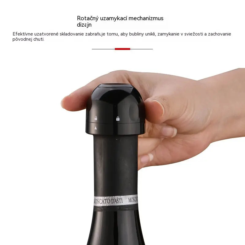 【Kúpte 2, získajte 2 zadarmo】🍾 Zátka na víno a šampanské – otočný uzáver zaisťuje čerstvosť a udržiava bublinky živé celé dni! ✨