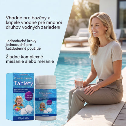 🔥Kúpte 1 a získajte 1 zadarmo (2 fľaše) šumivé tablety na čistenie bazénov