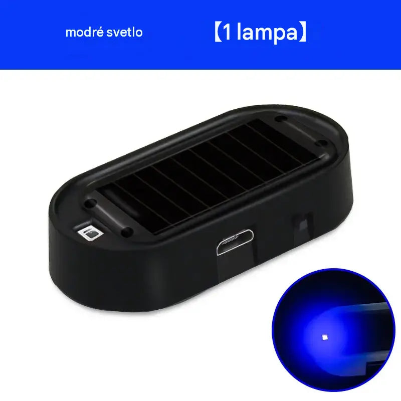 📢🚗 2 kusy 20 eur ⏰ Solárna LED lampa proti krádeži s blikajúcim svetlom