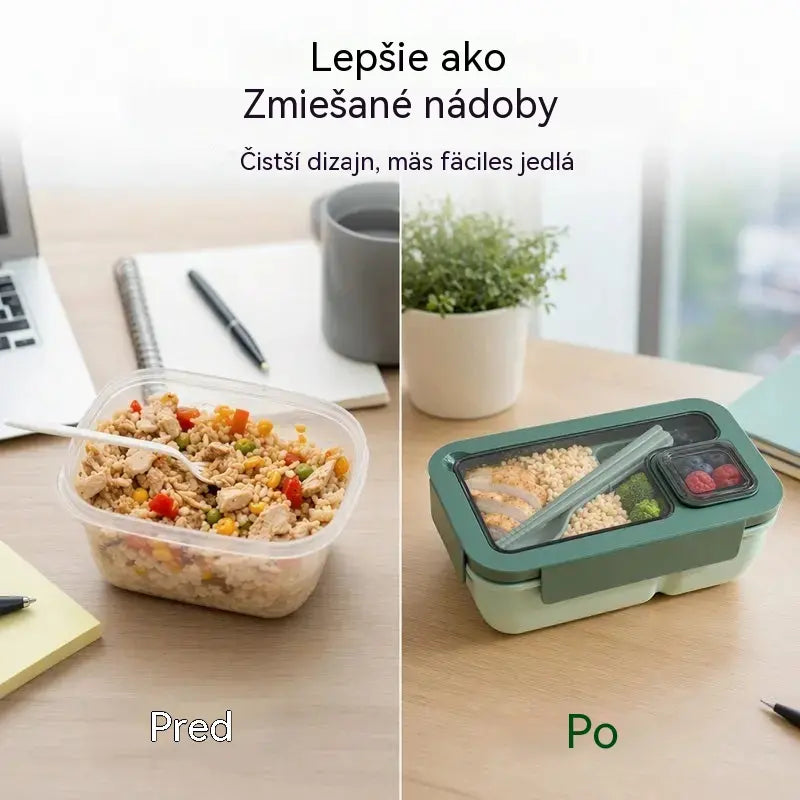 📢🍱 Odporúčaný produkt | Obedár vhodný do mikrovlnnej rúry s priehradkami