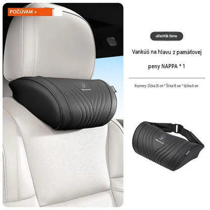 🚗💤Znížte únavu počas jazdy! Univerzálny vankúš na krk z pamäťovej peny do auta – ergonomická opierka hlavy na dlhé cesty autom.