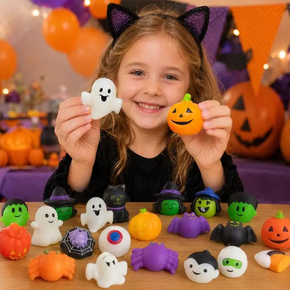 50 kusov 24 eur🎃Empanady s halloweenskou tematikou proti stresu, rozkošné empanády s tekvicovými duchmi.