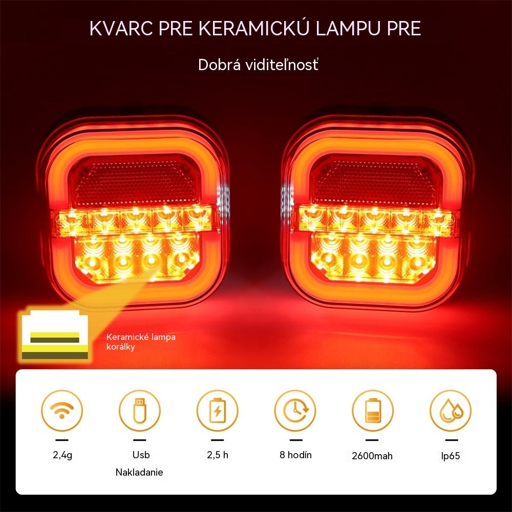 🚦【Univerzálne 12V/24V】🚦 LED svetlo na príves