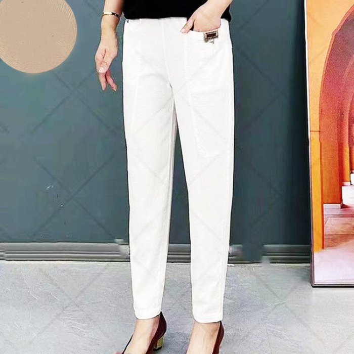 👖🔥【M-6XL】Dámske mikroelastické všestranné voľnočasové nohavice nadmernej veľkosti