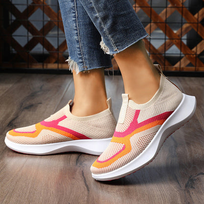 👟 Vkročte do sveta ľahkého pohodlia – Dámske priedušné nazúvacie tenisky s polstrovanou podrážkou 💨
