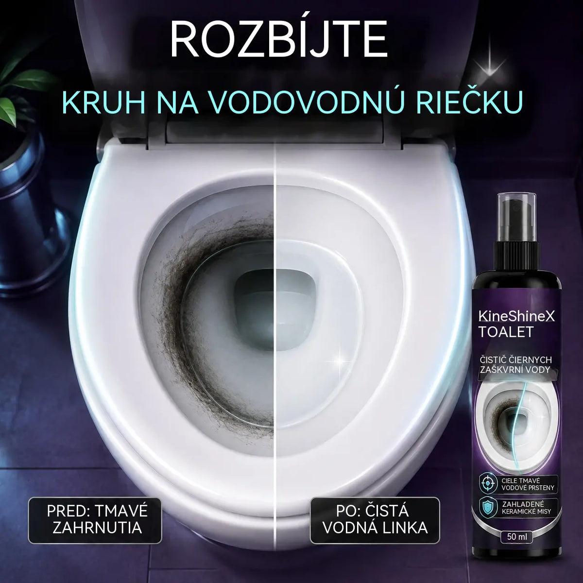 ✨【Kupite 1, drugi dobijte besplatno】🚽Sredstvo za čišćenje WC-a uklanja crne mrlje i kamenac s linije vode, kao i tvrdokornu prljavštinu.