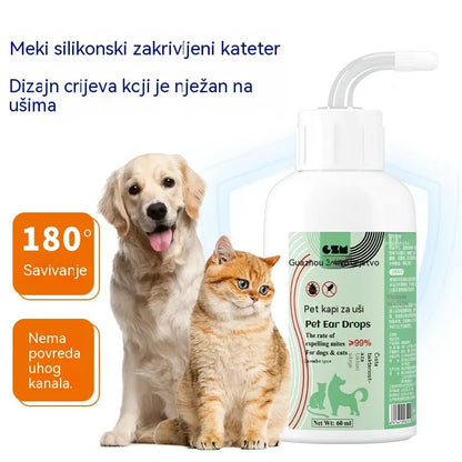 【Kupite 1, dobijte 1 gratis】🐶🐱 Sredstvo za čišćenje ušiju kućnih ljubimaca | Umiruje svrbež ušiju 👂 Pogodno za mačke i pse