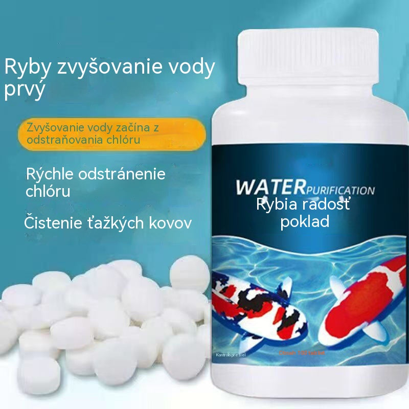 🐟【300 tabliet】💧 Šumivé tablety na čistenie akváriovej a jazierkovej vody, okysličovacie tablety do akvária 🔥